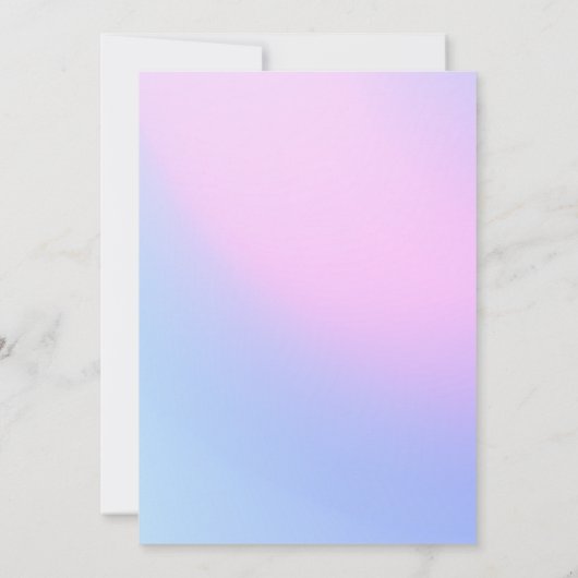 Geschlecht offenbart Party, Junge oder Mädchen, El Einladung (Rückseite)