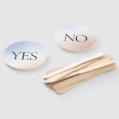 Geschlecht offenbart Party Ombre Yes No Quiz Game Fächer (Non-assembled)