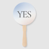 Geschlecht offenbart Party Ombre Yes No Quiz Game Fächer (Vorderseite)