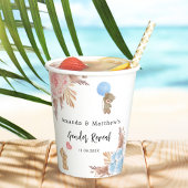 Geschlecht offenbart Party Pampas Teddy Bären Mädc Pappbecher