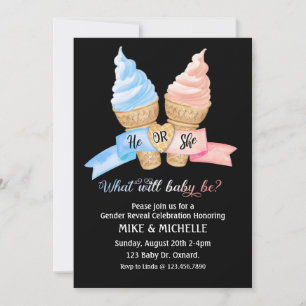 Geschlecht offenbart Party, Was ist der Schott? Einladung