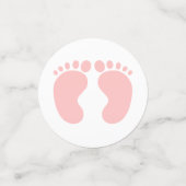 Geschlecht offenbart Pink Girl Party Custom Confet Konfetti (Klein Vorderseite)