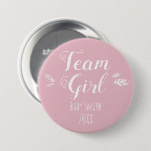 Geschlecht offenbart Team Girl pink