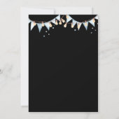 Geschlecht offenbart Windeln Stash Clothesline Er  Einladung (Rückseite)