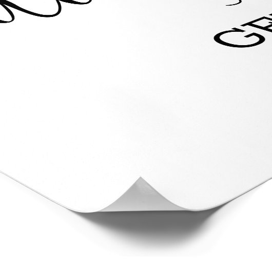 Geschlecht offenbart wird es Blume Kronen oder Fed Poster (Ecke)