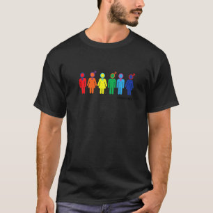 Geschlecht Pride Lgbtq Rainbow Transgender Bisexua T-Shirt