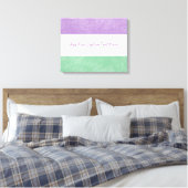 Geschlecht Quee Flag Art Canvas Print Leinwanddruck (Insitu (Schlafzimmer))