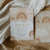 Geschlecht Reveal Boho Rainbow Einladung