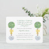 Geschlecht Unbekannte 10 kleine Fingers Gedicht Ki Einladung (Stehend Vorderseite)