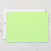 Geschlecht Unbekannte Umbrella Baby Shower Einladung (Rückseite)