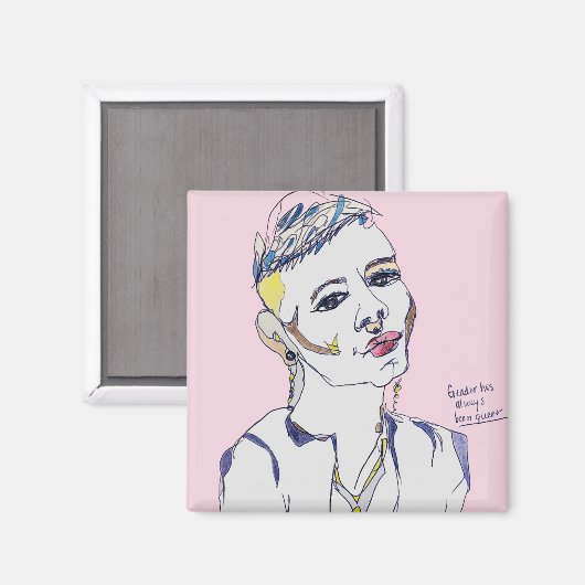 Geschlecht war schon immer que Magnet (Vorderseite/Rückseite)