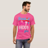 Geschlecht zeigen Baseball oder Bow Daddy Lieben S T-Shirt (Vorne ganz)