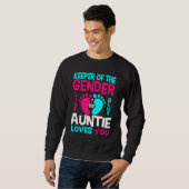 Geschlecht zeigen rosa oder blaue Lieben Sie Sweatshirt (Vorne ganz)