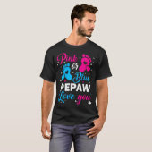 Geschlecht zeigen rosa oder blaue Pepaw-Lieben, di T-Shirt (Vorne ganz)