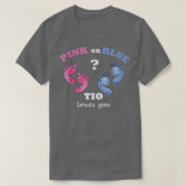 Geschlecht zeigen Zehner-, Rosa- oder Blauzungenko T-Shirt (Design vorne)