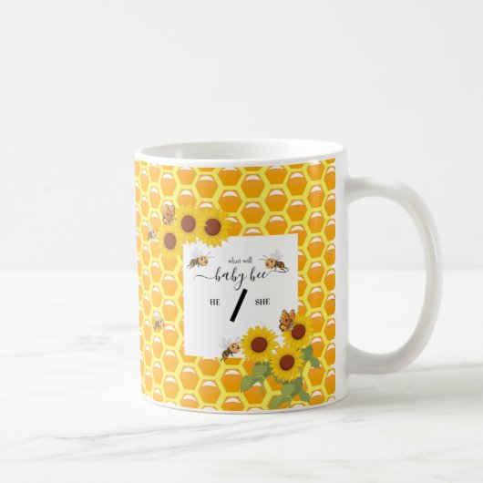 Geschlecht zeigt auf, was Baby sein wird Kaffeetasse (Rechts)