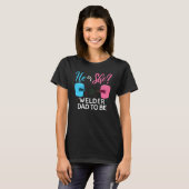 Geschlecht zeigt, dass er oder sie Vater hat, die T-Shirt (Vorne ganz)