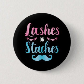 Geschlecht zeigt, dass Lashes die Babyversorgung m Button