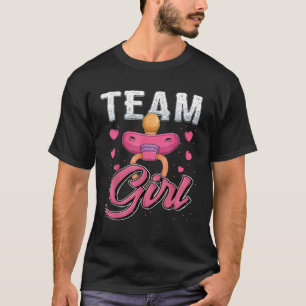 Geschlecht zeigt Party Team Girl Babydusche passen T-Shirt