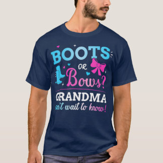 Geschlecht zeigt Stiefel oder Bögen auf, die Oma-Ü T-Shirt