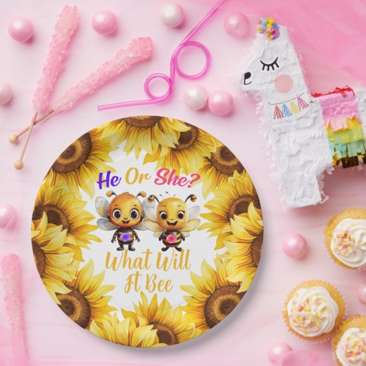 Geschlecht zeigt, was es sein wird pappteller (Party)