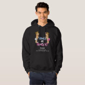 Geschlechter-Enthüllungsfeier Prinz oder Prinzessi Hoodie (Vorne ganz)