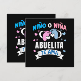 Geschlechterenthüllung auf Spanisch