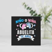 Geschlechterenthüllung auf Spanisch (Stehend Vorderseite)