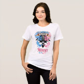 Geschlechterenthüllung Mommy Burnouts oder Schleif Tri-Blend Shirt (Vorderseite voll)
