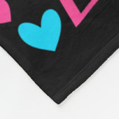 Geschlechterenthüllungs-Ziele Oder Bögen Mami lieb Fleecedecke (Ecke)