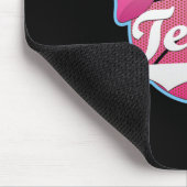 Geschlechterenthüllungsfeier Team Pink Mousepad (Ecke)