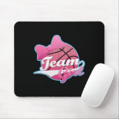 Geschlechterenthüllungsfeier Team Pink Mousepad (Mit Mouse)
