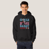Geschlechterenthüllungsziele oder Schleifen Daddy Hoodie (Vorne ganz)