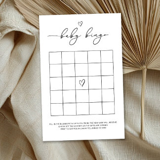 Geschlechterneutrales Baby-Bingo-Spiel