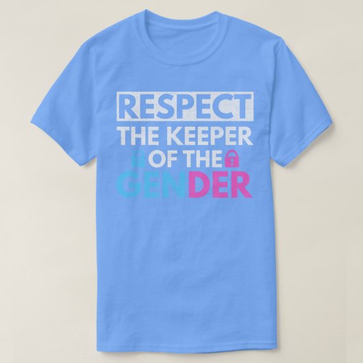 Geschlechteroffenbarung - Entwurf für eine Bewahru T-Shirt (Design vorne)