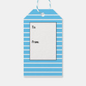 Geschlechteroffenbarung für Jungen | Hot Cocoa Bom Geschenkanhänger (Rückseite)