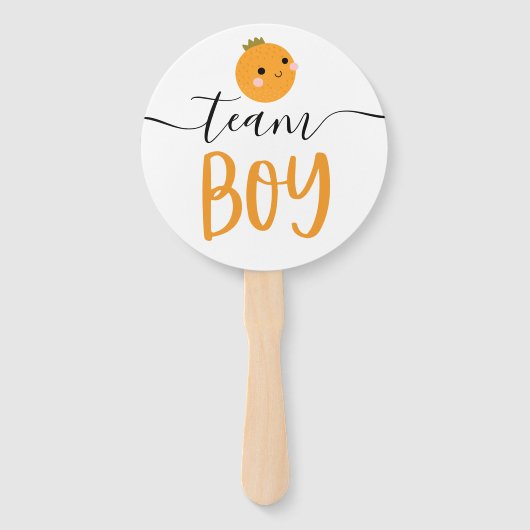 Geschlechteroffenbarung Stimmzettel Kleine Süsse O Fächer (Vorderseite)