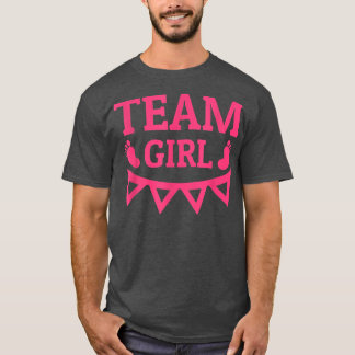 Geschlechteroffenbarung Team Girl Pink T-Shirt