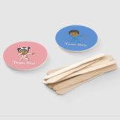 Geschlechteroffenbarung Teammädchen / Junge rosa o Fächer (Non-assembled)