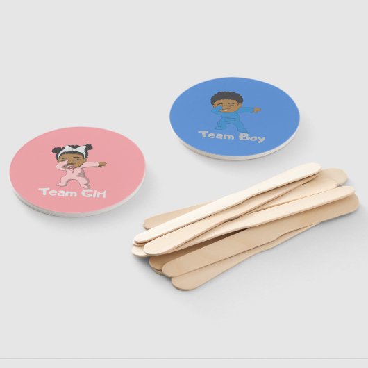 Geschlechteroffenbarung Teammädchen / Junge rosa o Fächer (Non-assembled)