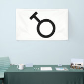 Geschlechtersymbol Banner (Messeveranstaltung)
