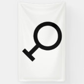 Geschlechtersymbol Banner (Vertikal)