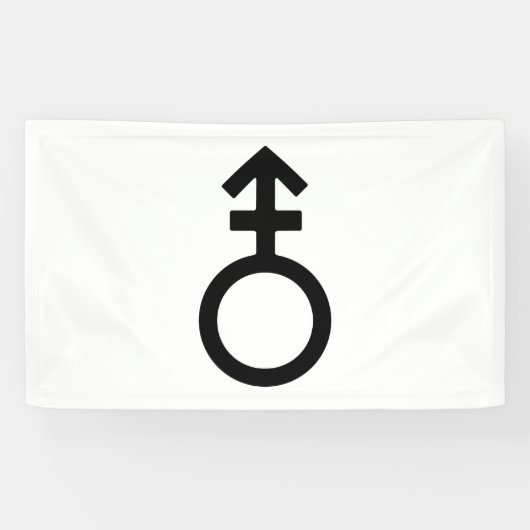Geschlechtersymbol von Androgyne Banner (Horizontal)