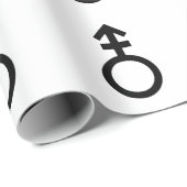 Geschlechtersymbol von Androgyne Geschenkpapier (Rolleneckpunkt)