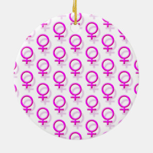 Geschlechtersymbole Keramikornament