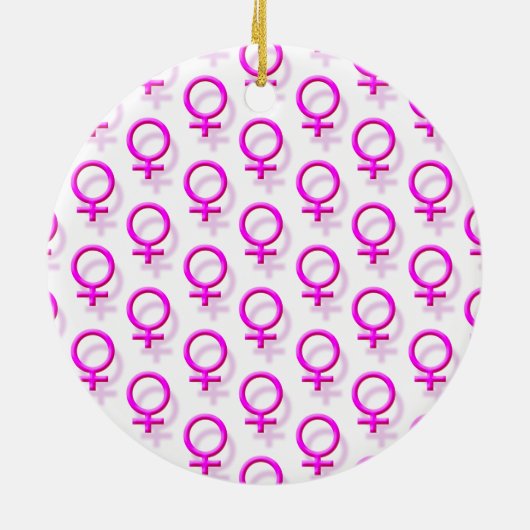 Geschlechtersymbole Keramikornament (Hinten)