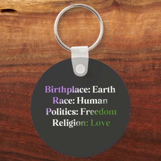 Geschlechterverhältnis - schlüsselanhänger (Vorderseite)