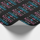 Geschlechterwahrung: Ankündigung eines Kindes Geschenkpapier (Ecke)