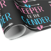 Geschlechterwahrung: Ankündigung eines Kindes Geschenkpapier (Rolleneckpunkt)