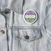 GeschlechtQueer-heilige Geometrie Button (Beispiel)